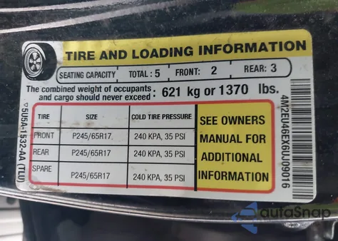 2006 Mercury Mountaineer Convenience из США, поврежденный, VIN 4M2EU46EX6UJ09016